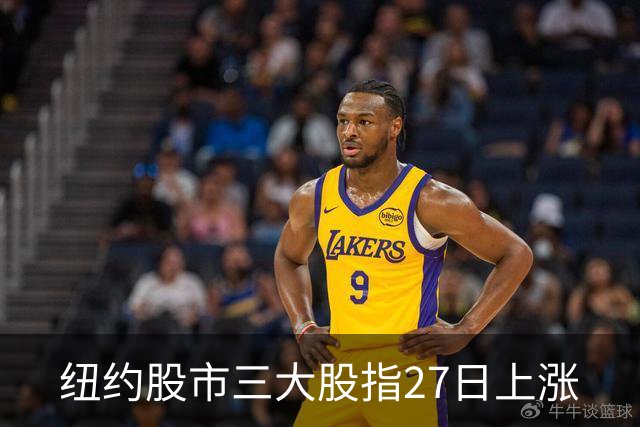 纽约股市三大股指27日上涨